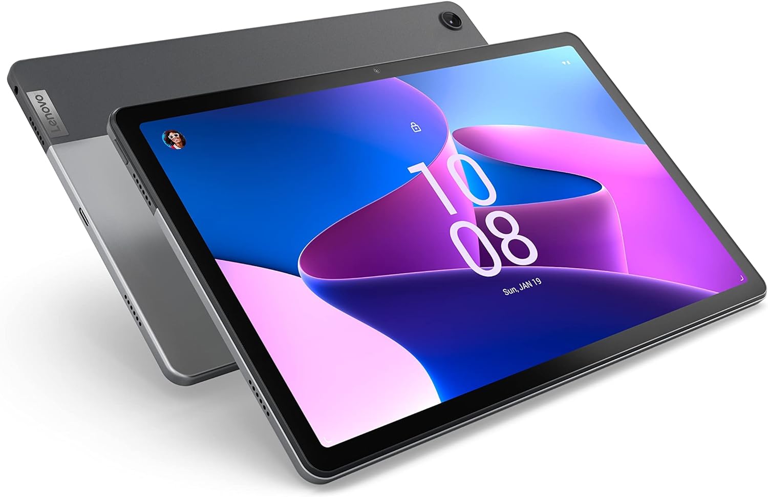 Lenovo Tab M10 Plus (3rd Gen) - 2022 - Long Battery Life - 10" FHD - Front & Rear 8MP Camera - 4GB Memory - 128GB Storage - Android 12 or later (Grey)