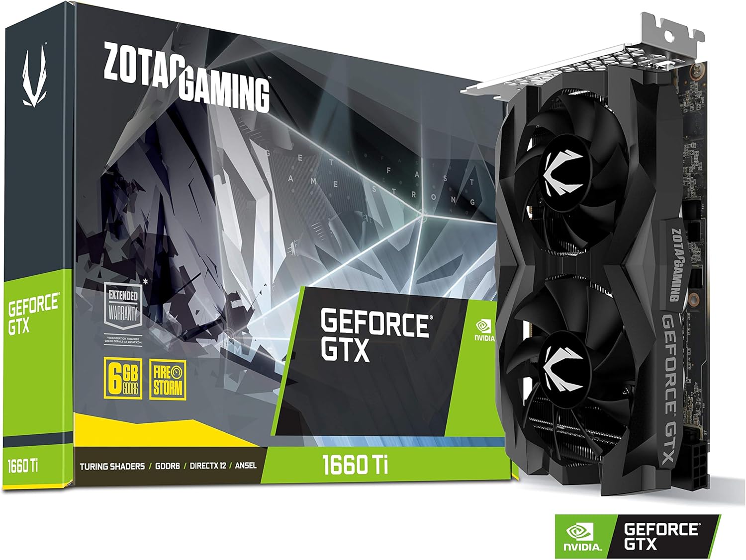 ZOTAC GeForce GTX 1660 Ti Gaming Dual Fan Graphics Card - 6 GB