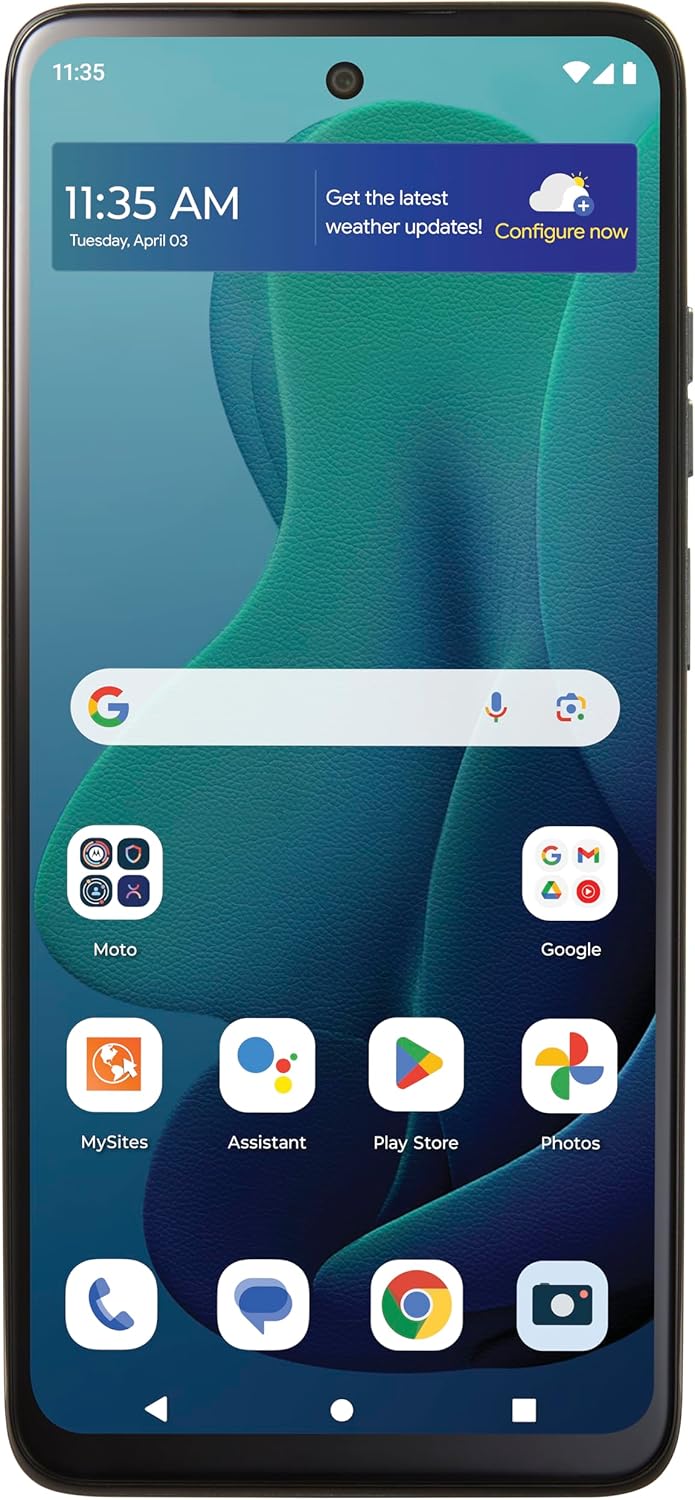 Tracfone | Motorola Moto g 5G 2024 | Locked |128GB | 5000mAh Battery | 50MP Camera | 6.6" Display | Gray