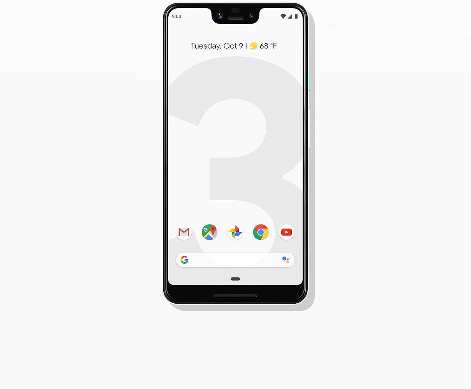 Google - Pixel 3 XL with 128GB Memory Cell Phone (Unlocked) - Clearly White