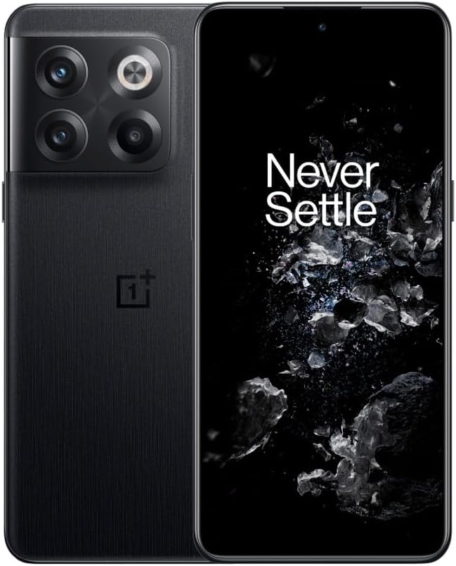 OnePlus 10T 8+128GB 5G Unlocked Android Smartphone 120Hz Fluid AMOLED Display | Triple Camera 50+8+2MP, 16MP | 125W SuperVOOC Charging U.S Version Black