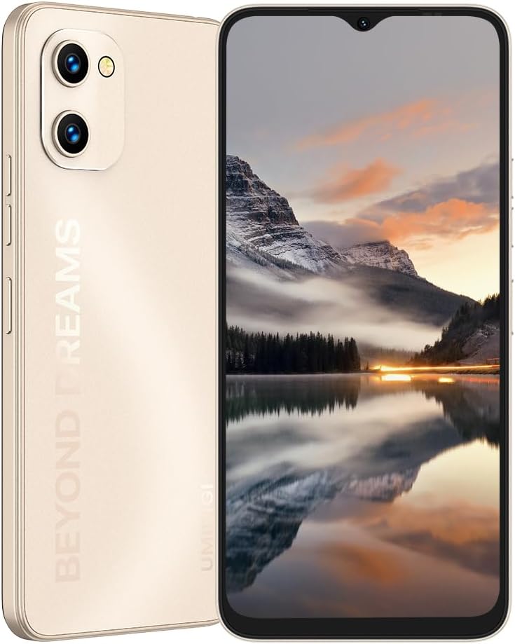UMIDIGI Cell Phone G1, Android12 Unlocked Cell Phone, Dual Sim 4G LTE Mobile Phone, 3+32GB 256G Expandable, 6.52" HD+, 5150mAh, GSM Unlocked