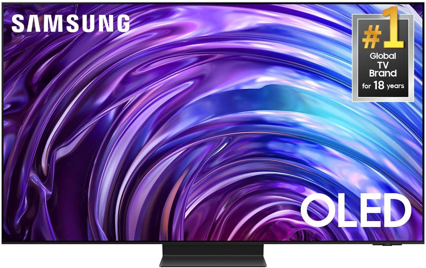 SAMSUNG 55-Inch Class OLED 4K S95D Series HDR Pro Smart TV w/Dolby Atmos, Object Tracking Sound+, Motion Xcelerator, Real Depth Enhancer, AI Upscaling, Alexa Built-in (QN55S95D, 2024 Model)