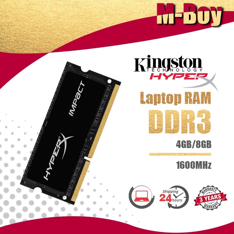 Kingston Hyperx 4GB/8GB Laptop RAM DDR3L DDR3 1600MHZ SODIMM memory for notebook