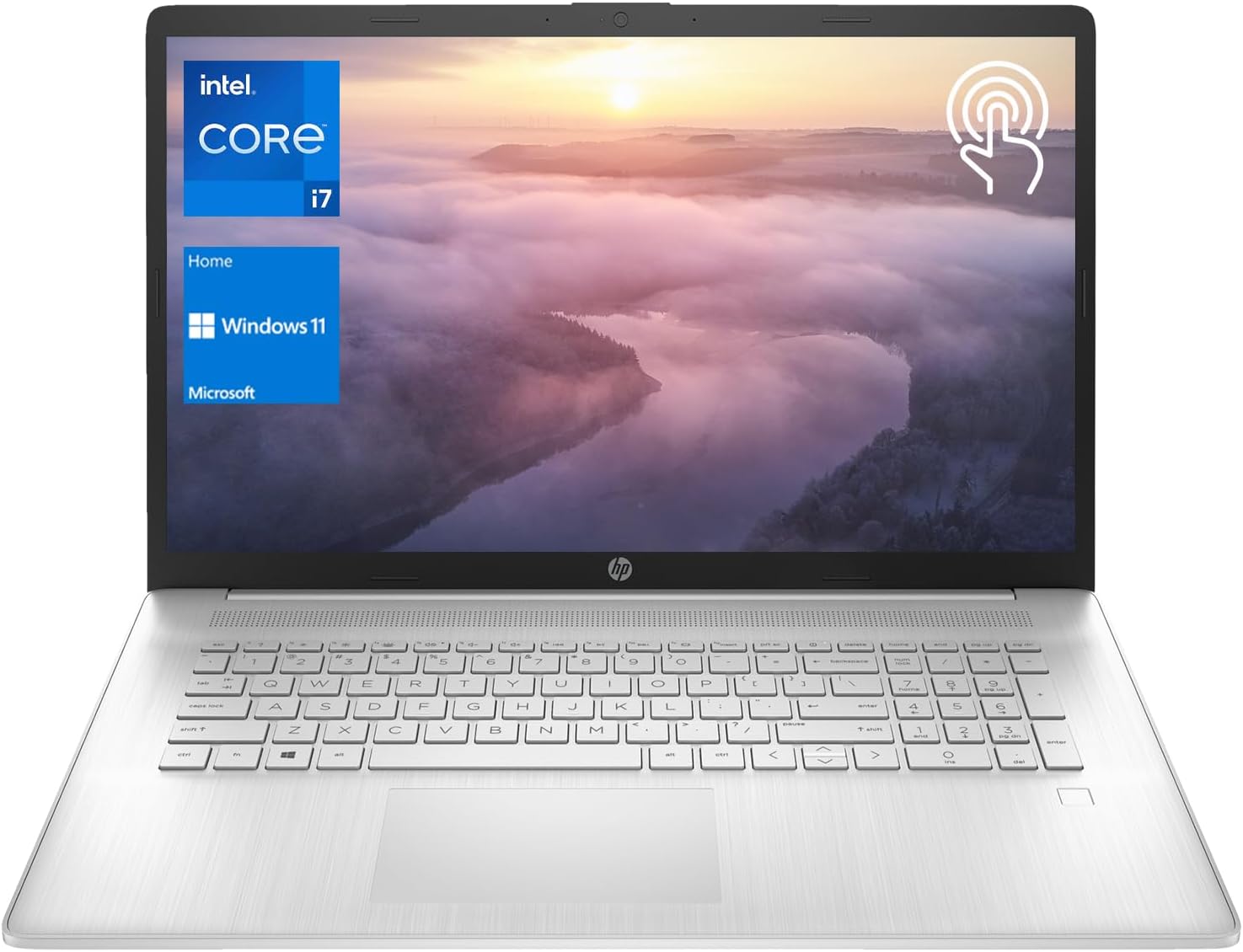 HP 2025 Premium Laptop, 17.3" HD+ Touchscreen, Intel Core i7-1355U, 32GB RAM, 1TB PCIe SSD, Webcam, FP Reader, Backlit Keyboard, Wi-Fi 6, Windows 11 Home