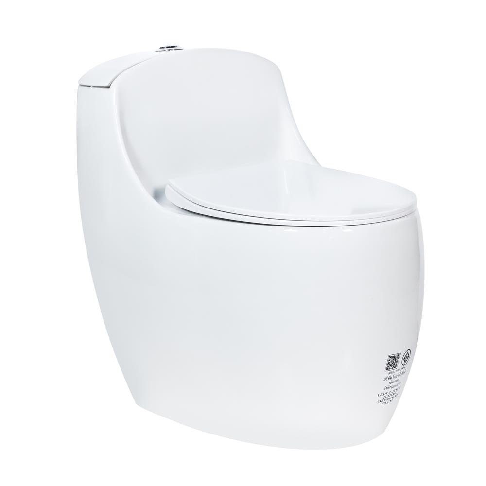 [สินค้าไม่รวมติดตั้ง] HomePro สุขภัณฑ์ 1 ชิ้น  309 3/4.5 ลิตร สีขาว แบรนด์ MOYA