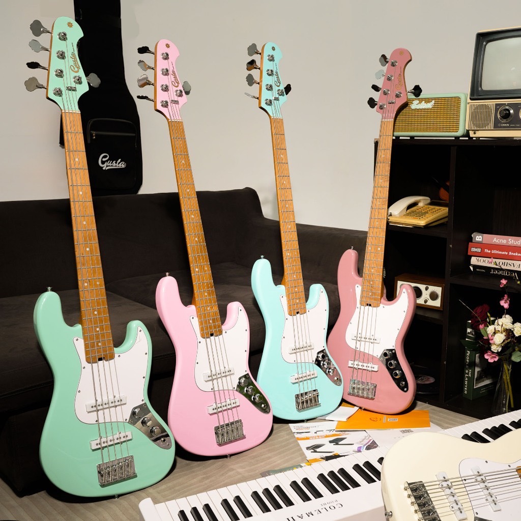 Gusta GJB5 Bonnie Bass 5 Strings เบสไฟฟ้า 5 สาย รับประกันศูนย์ Music Arms