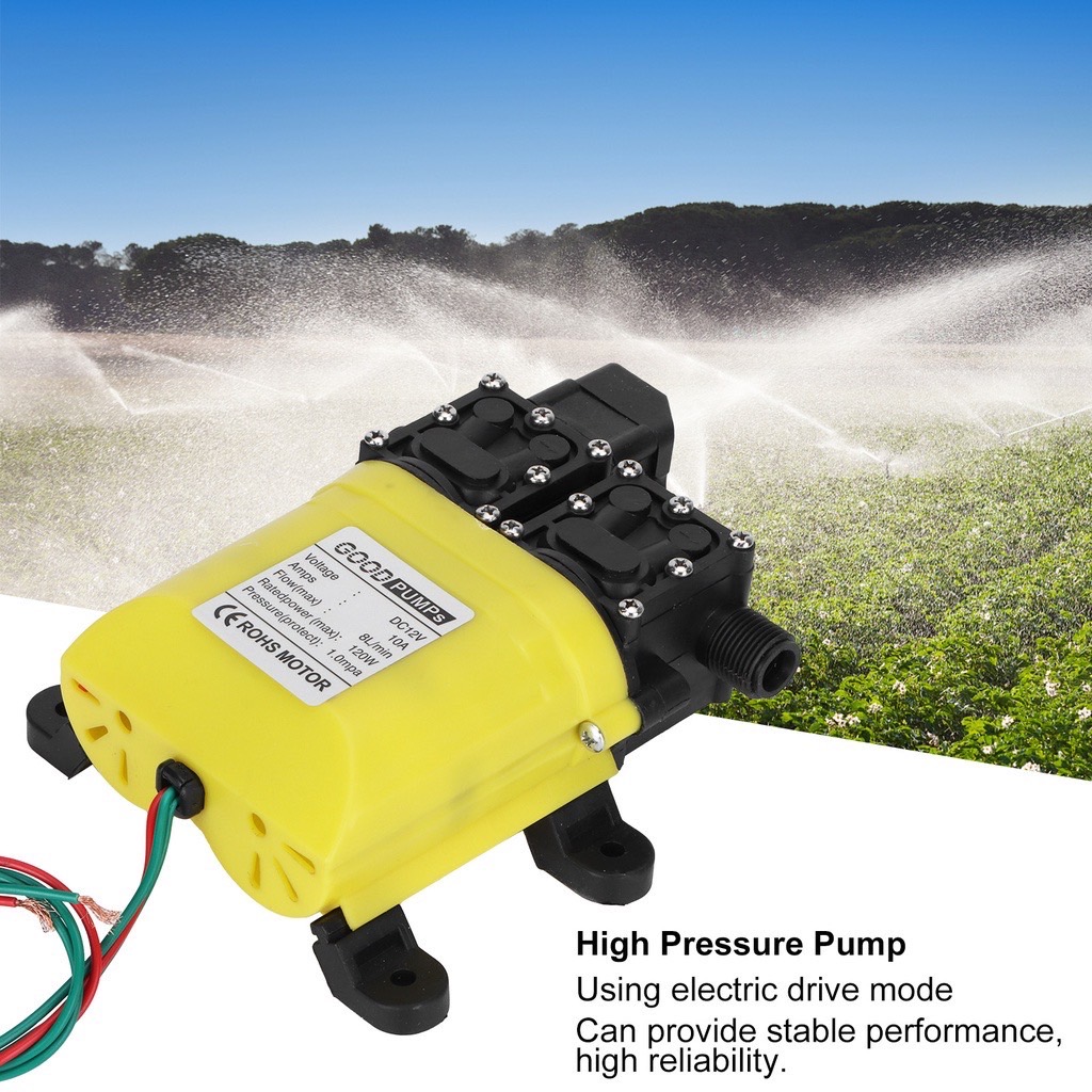 [คลังสินค้าใส]พร้อมส่ง ปั้มน้ำอัตโนมัติขนาดเล็ก 12V 8L ปั๊มน้ำอัต โนมัติ 120W ใหม่ ปั้ม ปั้มน้ำ ปั้มปะปา บูสเตอร์ปั๊ม