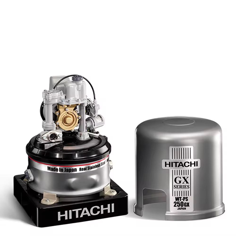 HITACHI ปั้มน้ำอัตโนมัติถังแรงดัน Shallow Well - Tank รุ่น WT-PS250GX 250 วัตต์