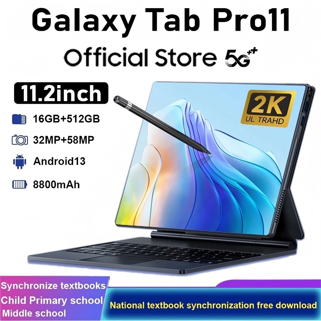 ซื้อ 1 แถม 6 Pad15 Pro แท็บเล็ต  tablet 11.2inch 16+512GB แทปเล็ต แทบเลต tablet 5G wifi Dual SIM Cards