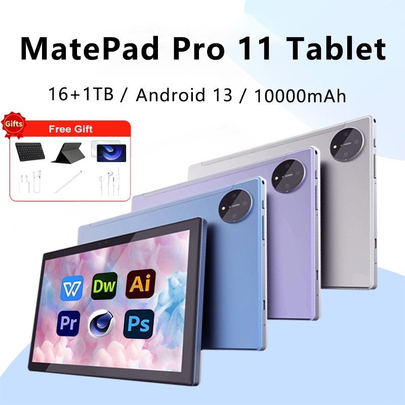 2025 MatePad Pro 11 Tablet 10.1 นิ้ว 16+1TB แอนดรอยด์ 13 tablet pc 5G 10000mAh HAUWEI แท็บเล็ตพีซี