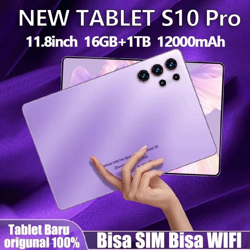 【รับประกัน1ปี+ซื้อ1แถม10】ใหม่ OPP0 S10 แท็บเล็ต 11.8 นิ้ว 5G แท็บเล็ต โทรได้ Full HD แท็บเล็ตถูกๆ RAM16GB ROM1TB Tablet