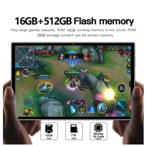 【ซื้อ1 แถม 10】🔥 VIV0 แท็บเล็ต PRO11 Tablet 12นิ้ว16GB +1TBแท็บเล็ต Android13 แท็บเล็ตDual SIM WIFI 2.4/5G 4K Full HD COD