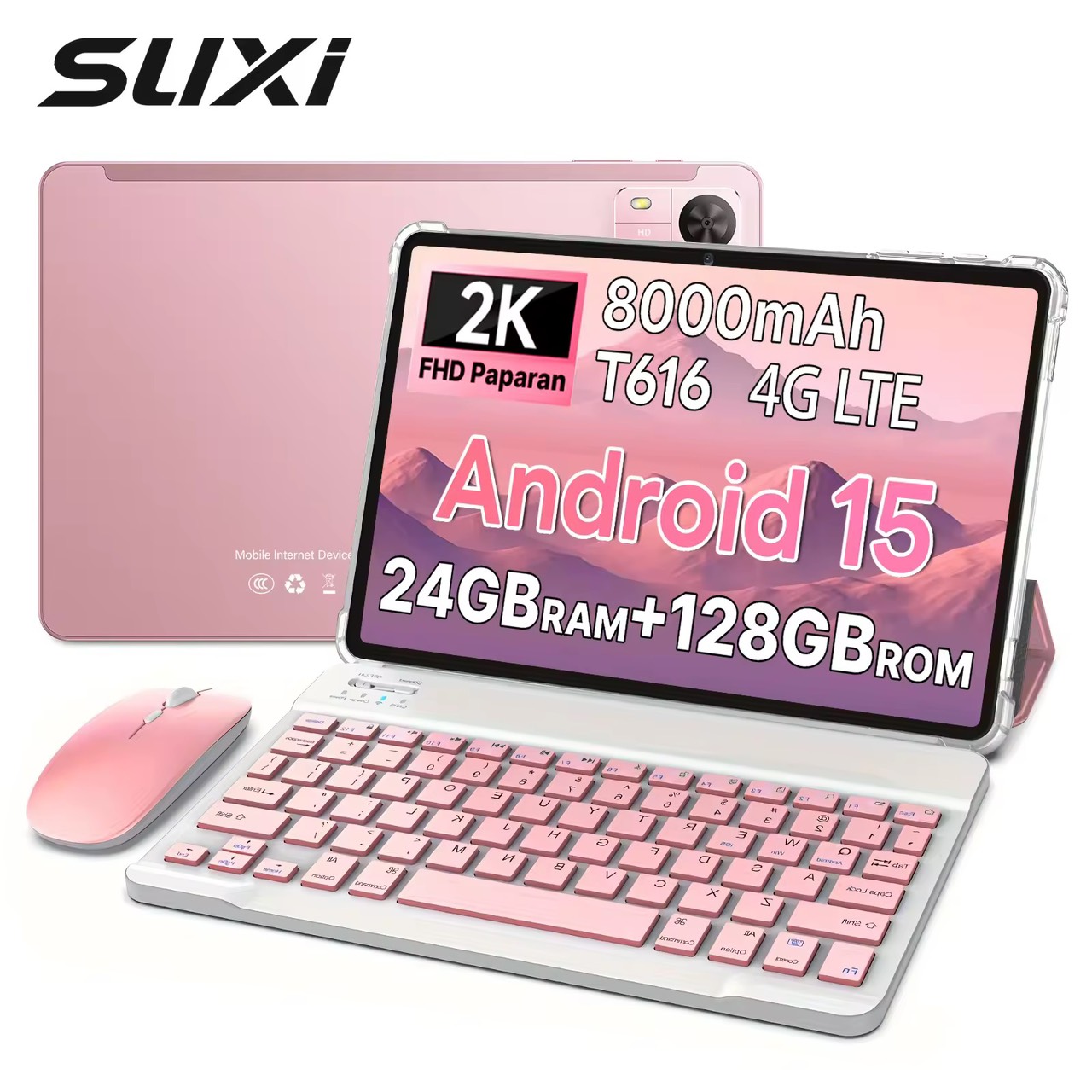 SUXI A7 Air Tablet Android 10.1" 24+128GB Unisoc T616 8000mah Gaming Tablets with pen and keyboard