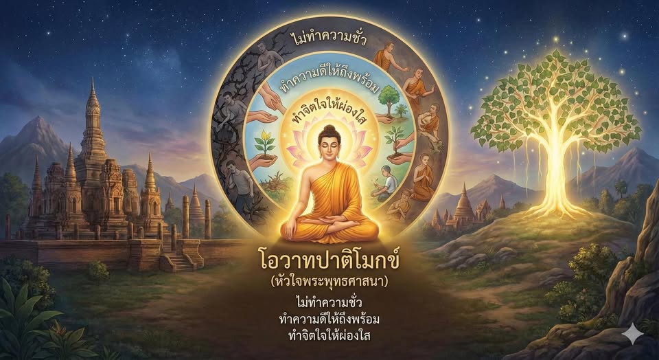 โอวาทปาติโมกข์ (หัวใจพระพุทธศาสนา)