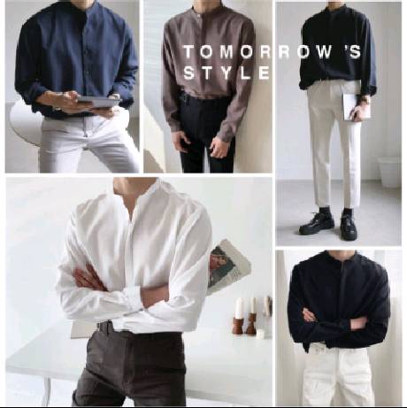 🎨15สี🎨เสื้อเชิ้ตคอจีนสีพื้นแขนยาว (M L XL XXL) มีของพร้อมส่ง เนื้อผ้านุ่ม ใส่สบาย ไม่ร้อน ไม่ต้องรีด